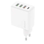 Dudao Hochgeschwindigkeit ladergerät 3x USB / 1x USB Typ C 20W, PD, QC 3.0 weiß (A5H)