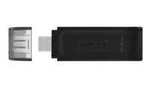 Kingston USB-Stick DT70 (64GB | USB-C) schwarz