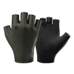 Rockbros Atmungsaktive Kurzfinger Fahrradhandschuhe Größe: M - Grün