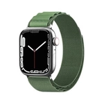 Armband mit Alpine-Stahlschnalle für Apple Watch 38/40/41 mm – grün