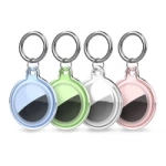 Wasserdichte Hülle für Apple AirTag - transparent, grün, blau, pink - 4 Stück