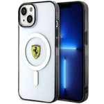 Hülle Ferrari FEHMP14SURKT iPhone 14 6.1" klar/transparent hartcase Outline MagSafe Case