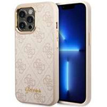 Guess GUHCP14LHG4SHP iPhone 14 Pro 6.1" rosa/rosa hart case 4G Vintage Gold Logo
