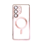 Galvanisierte Hülle mit MagSafe für iPhone 16e - Rosa