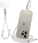 Spigen LANYARD UNIVERSALBAND SET CROSSBODY & HANDGELENK PERLWEISS