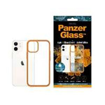 PanzerGlas KlarCase iPhone 12 Mini Orange AB
