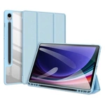 Dux Ducis Toby Hülle mit Klappe und Ständer für Samsung Galaxy Tab S9 / S9 FE – blau