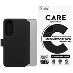 Etui CARE by PanzerGlass Feature Tango   2w1 Wallet Qi do Samsung Galaxy S25 Edge czarny
