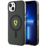 Hülle Ferrari FEHMP14MURKK iPhone 14 Plus 6,7" schwarz/schwarz hartcase Transluzent MagSafe Case