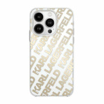 Etui Karl Lagerfeld KLHCP15LHKFOEMD iPhone 15 Pro 6.1" złoty/gold hardcase IML Fullover  Logo
