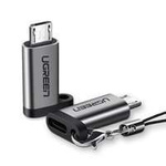 Ugreen Adapter USB Type C auf Micro USB Adapter grau (50590)