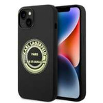 Hülle KARL LAGERFELD Apple iPhone 14 Plus Silikon RSG Schwarz Hartcase