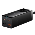 Ładowarka sieciowa / listwa zasilająca Baseus GaN3 Pro 2x USB + 2xUSB-C + AC, 65W