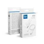Ładowarka sieciowa do telefonu Blue Star USB A 1A 5W + kabel USB A do Lightning TFK-TC-1100B biała 