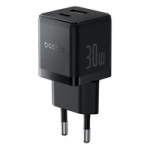 Baseus Palm 30W USB-C USB-A Wandladegerät - Schwarz