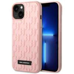 Hülle Karl Lagerfeld iPhone 14 Plus 6.7" hartcase rosa/rosa 3D Monogram