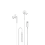 Dudao X3C+ kabelgebundener USB-C In-Ear-Kopfhörer 1,2 m – Weiß