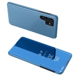 Clear View Case für Samsung S24 Ultra mit Klappe – blau