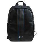 BMW Rucksack BMBP15COMSCAKL 16" schwarz/schwarz Carbon Blue Stripes