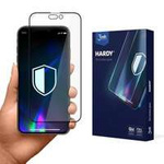 3mk Hardy iPhone 14 Pro 6.1" chemisch gehärtet glas schwarz/schwarz