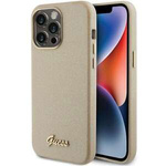 Guess GUHCP15LPGMCSD iPhone 15 Pro 6.1" gold/hellgold hartcase Glitter Glossy Script