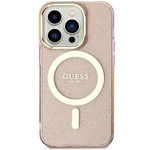 Guess GUHMN61HCMCGP iPhone 11 / Xr 6.1" rosa/rosa hartcase Glitter Gold MagSafe