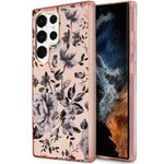 Hülle Guess Guhcs23lhcfwsp S23 Ultra S918 Rosa/rosa Hardcase Flower Kollektion Case