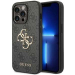 Hülle Guess GUHCP15L4GMGGR iPhone 15 Pro 6.1" grau/grau hartcase 4G Big Metal Logo Case