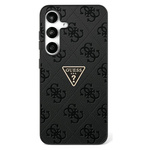Etui Guess Hot Stamp 4G Pattern Triangle Metal Logo Samsung Galaxy S25 Ultra czarny