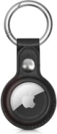 Apple AirTag PU Lederhülle - Schwarz