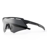 Rockbros Polarisierte Radbrille mit UV-Schutz und Korrektureinsatz - Grau