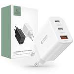 TECH-PROTECT C30W 3-PORT NETZWERK-LADEGERÄT PD30W/QC3.0 WEISS