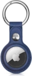 Apple AirTag PU Lederhülle - Blau