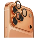 Szkło na obiektyw aparatu UNIQ Optix     Aluminium Camera Lens Protector do iPhone 17 Pro / iPhone 17 Pro Max z aplikatorem bursztynowy