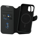 CARE by PanzerGlass Feature Tango 2in1 Wallet iPhone 14 / 13 6.1" MagSafe czarny/black 1160