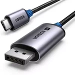 Ugreen CM556-Kabel mit USB-C- und DisplayPort 8K-Anschlüssen, 1 m lang – Grau