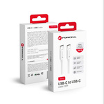 FORCELL kabel Typ C auf Typ C QC4.0 5A/20V PD100W C339 1m weiß