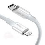 Kabel USB-C zu Lightning UGREEN US171, 3A, 0,25m (weiß)