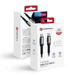 Kabel USB C do USB C Forcell F-Energy QC4.0 PD 5A 240W Cafule 1,2 m C263 czarny 