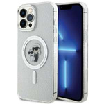 Karl Lagerfeld KLHMP13XHGKCNOT iPhone 13 Pro Max 6,7" transparent hartcase Karl&amp;Choupette Glitter MagSafe