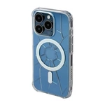 MagSafe Kingxbar PQY Crack Series Silikonhülle für iPhone 15 Pro – Transparent