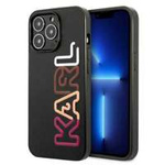 Hülle KARL LAGERFELD Apple iPhone 13 13 Pro Multipink Marke Schwarz Hartcase