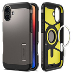 iPhone 16 Spigen Tough Armor Mag Magsafe Gunmetal Hülle