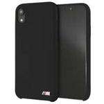 Hülle BMW BMHCI61MSILBK iPhone Xr schwarz/schwarz hartcase Silicone M Collection
