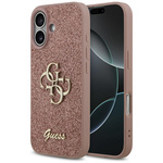 Etui Guess Fixed Glitter Big 4G do       iPhone 17 różowy
