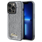 Etui Guess GUHCP14LPSFDGSS iPhone 14 Pro 6.1" srebrny/silver hardcase Sequin Script Metal Case