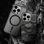 Etui na Samsung S25 PLUS Forcell F-Protect Levels Dual Layer 4D technology zgodny z MagSafe Military Drop-Test cyber grey