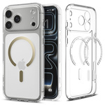Spigen Ultra Hybrid Mag MagSafe IPhone 17 PRO MAX KLAR/GOLD