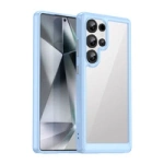 Outer Space Case Silikonhülle mit Gelrahmen für Samsung Galaxy S25 Ultra – blau