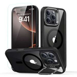 Etui Esr Classic Hybrid Kickstand Halolock Magsafe & Tempered Glass iPhone 16 Pro Max Clear/black